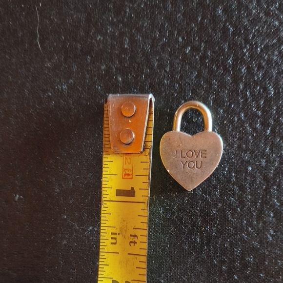 TIFFANY & CO. Vintage 'I Love You' Lock Pendant 925 Sterling Silver - Picture 4 of 4